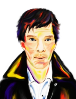 Benedict Cumberbatch Sherlock Portrait